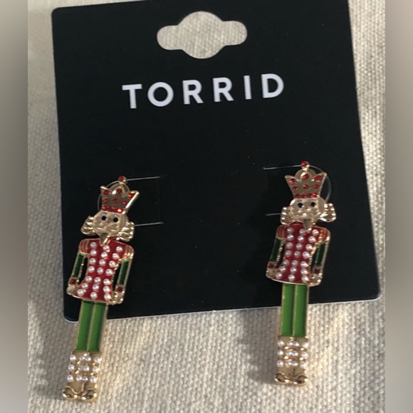 Torrid NWT Nutcracker Charm Post Earrings - Picture 7 of 12